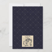 Klassische Vintage Brautparty Word Suchkarte Einladung (Rückseite)