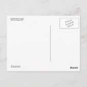 Klassische Vintage Car Karte. Postkarte (Rückseite)