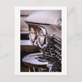 Klassische Vintage Car Karte. Postkarte