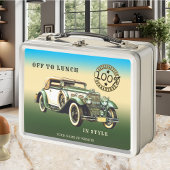 Klassische Vintage Car Lunch Box
