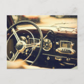 Klassische Vintage Car Post Card Postkarte (Vorderseite)
