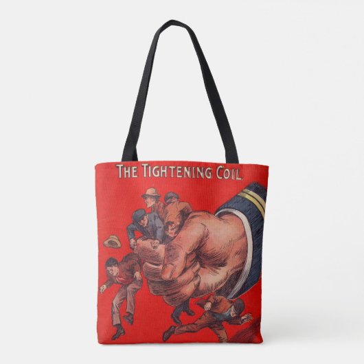 Klassische Vintage Comicen Tasche (Rückseite)