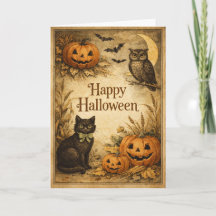 Klassische Vintage-Hernst-Ernte-Halloween