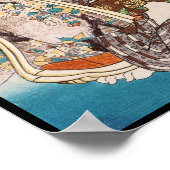 Klassische Vintage japanische Frauenkunst Poster (Ecke)