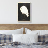 Klassische Vintage japanische Krankunst Leinwanddruck (Insitu (Schlafzimmer))