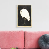 Klassische Vintage japanische Krankunst Leinwanddruck (Insitu (Wohnzimmer))