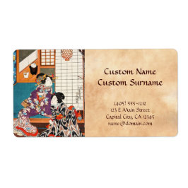 Klassische Vintage japanische ukiyo-e geishas Utag