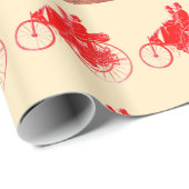 KLASSISCHE VINTAGE-KARTEN MIT ELEGANTER LADUNG, ro Geschenkpapier (Rolleneckpunkt)