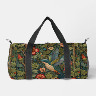 Klassische Vintage-Kolibri-Kunst Boho-Chic Duffle Bag