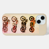 KLASSISCHE VINTAGE MOTORRÄDER Case-Mate iPhone HÜLLE (Rückseite (Horizontal))