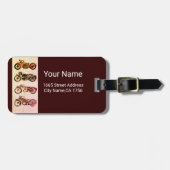 KLASSISCHE VINTAGE MOTORRÄDER GEPÄCKANHÄNGER (Vorderseite horizontal)