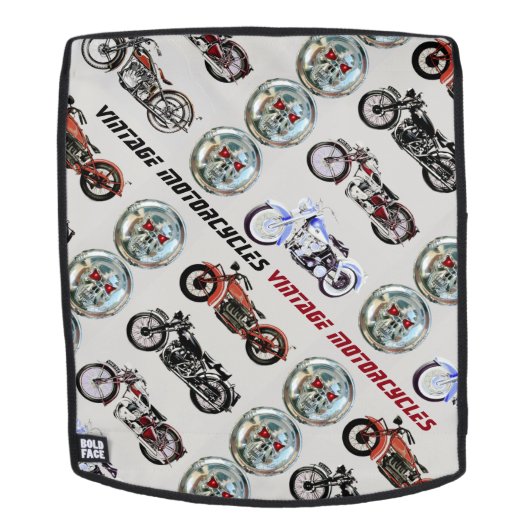 KLASSISCHE VINTAGE MOTORRÄDER UND METALLSKULTUREN RUCKSACK (Abnehmbare Front)