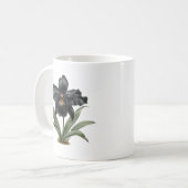 Klassische Vintage Orchideenkaffee-Tasse Kaffeetasse (Vorderseite Links)