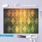 Klassische Vintage Raute Seidenpapier (Handwerk)