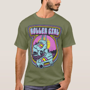 Klassische Vintage Retro 70er Roller T-Shirt