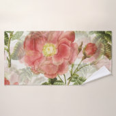 Klassische Vintage Rose Blumenmatte Badehandtuch (Badehandtuch)