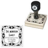 Klassische Vintage Rücksendeadresse Gummistempel (Stempel)