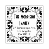 Klassische Vintage Rücksendeadresse Gummistempel (Prägung)