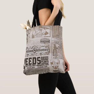 Klassische Vintage Samenverpackung Tasche