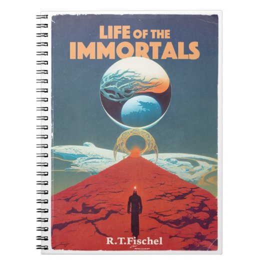 Klassische Vintage Science Fiction Pulp Book Cover Notizblock (Vorderseite)