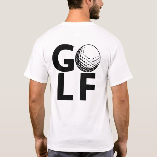 Klassische Vintage Teeing It Up Golf T-Shirt (Rückseite)