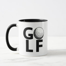 Klassische Vintage Teeing It Up Golf Tasse