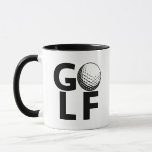Klassische Vintage Teeing It Up Golf Tasse