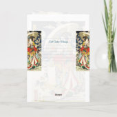 Klassische Vintage ukiyo-e geisha mit Schirmmaiko Karte (Rückseite)