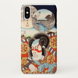 Klassische Vintage Ukiyo-e Kabuki Samurai Utagawa  Case-Mate iPhone Hülle