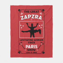Klassische Vintage viktorianische Magic Show Fleecedecke