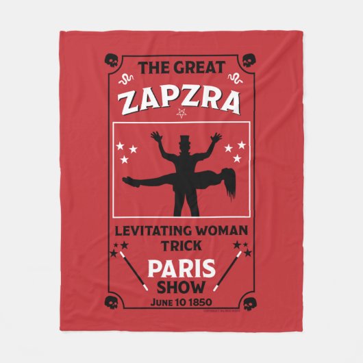 Klassische Vintage viktorianische Magic Show Fleecedecke (Vorderseite)
