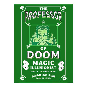 Klassische Vintage viktorianische Magic Show Fotodruck