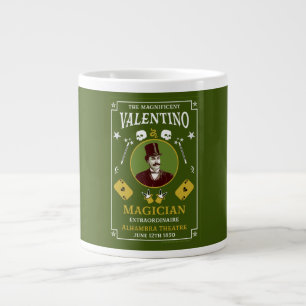 Klassische Vintage viktorianische Magie Illusionis Jumbo-Tasse