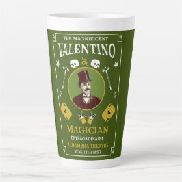 Klassische Vintage viktorianische Magie Illusionis Milchtasse