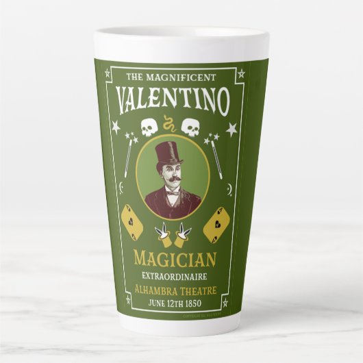 Klassische Vintage viktorianische Magie Illusionis Milchtasse (Vorderseite)