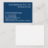 Klassische, Vintage Visitenkarte (Vorne/Hinten)