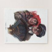 Klassische Vintage Winterbilder für Autos Puzzle (Horizontal)