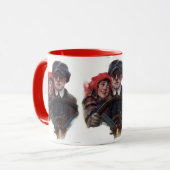 Klassische Vintage Winterbilder für Autos Tasse (Vorderseite Links)
