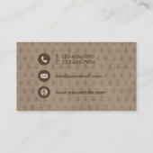 Klassische Vinylaufzeichnungs-Verein Visitenkarte (Rückseite)