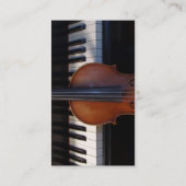 Klassische Violinen-/Viola-und Visitenkarte (Rückseite)
