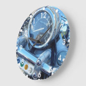 Klassische Virago Motorrad Dash große runde Uhr (Winkel)