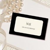 Klassische Visitenkarte