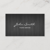 Klassische Visitenkarte des plastischen Chirurgen (Vorderseite)