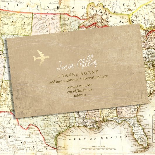 Klassische Visitenkarte für einen Agent-Berater