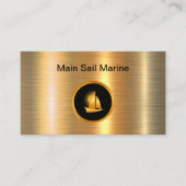 Klassische Visitenkarten für die Schifffahrt Visitenkarte (Vorderseite)