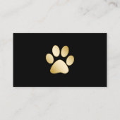 Klassische Visitenkarten für Haustiere Visitenkarte (Rückseite)