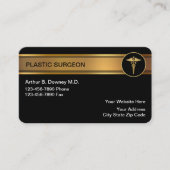 Klassische Visitenkarten für plastische Chirurgen Visitenkarte (Vorderseite)