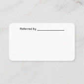 Klassische Visitenkarten für plastische Chirurgen Visitenkarte (Rückseite)