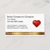 Klassische Visitenkarten Visitenkarte (Vorderseite)