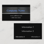 Klassische Visitenkarten Visitenkarte (Vorne/Hinten)